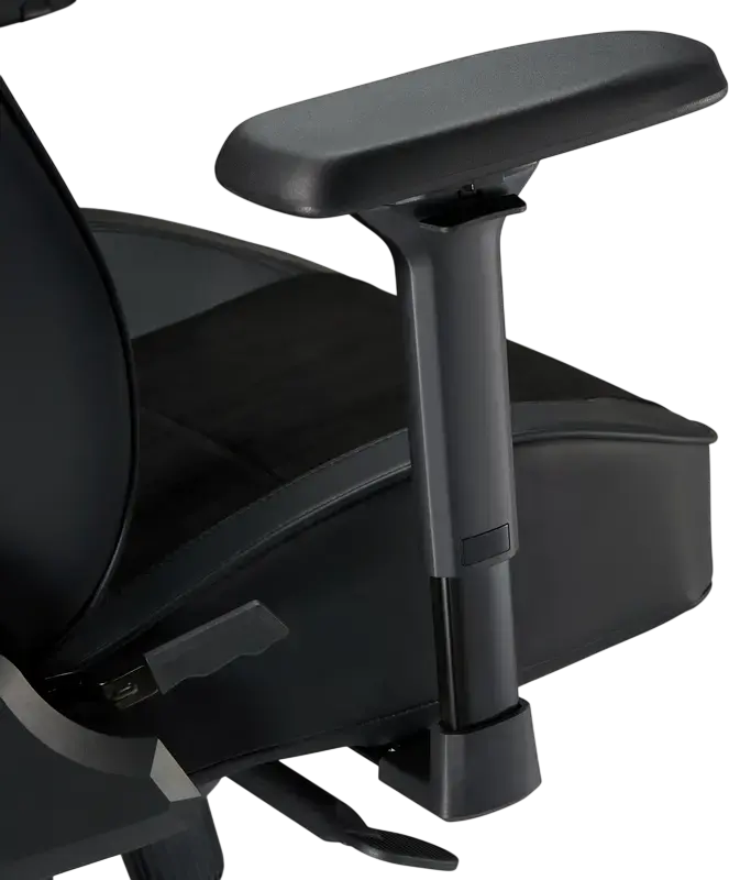Lumi CH06-39 Gaming Chair, Ergonomic Fabric and PU Leather, 4D Adjustable Armrests, Class 4 Gas Lift, Steel Frame, Metal Base, Max Load 150kg, Black