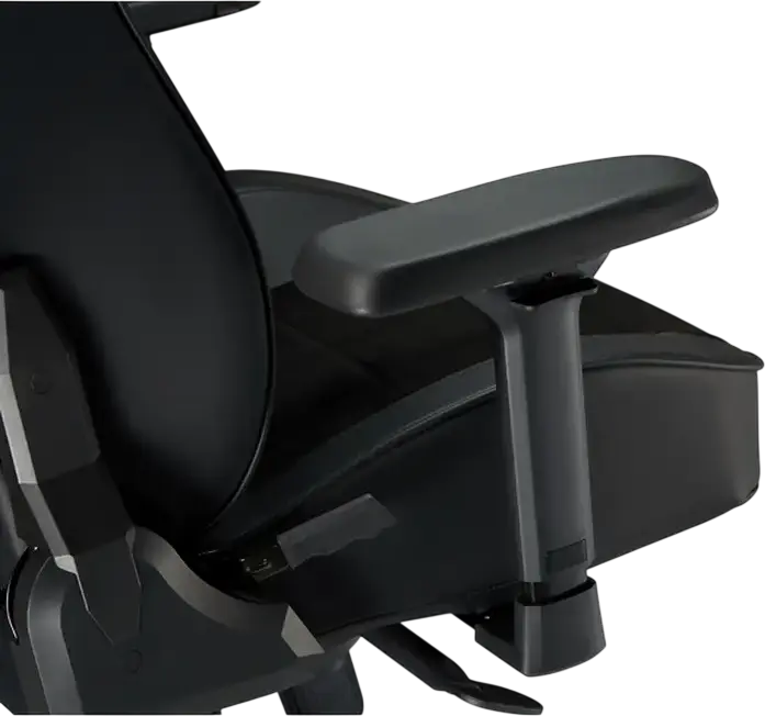 Lumi CH06-39 Gaming Chair, Ergonomic Fabric and PU Leather, 4D Adjustable Armrests, Class 4 Gas Lift, Steel Frame, Metal Base, Max Load 150kg, Black