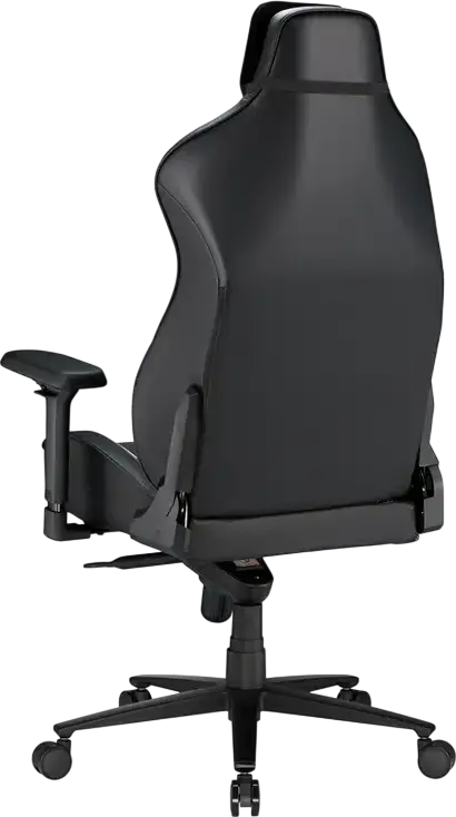 Lumi CH06-39 Gaming Chair, Ergonomic Fabric and PU Leather, 4D Adjustable Armrests, Class 4 Gas Lift, Steel Frame, Metal Base, Max Load 150kg, Black