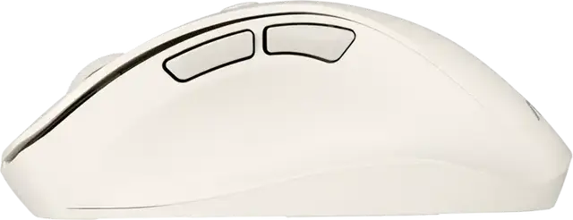 Mouse Wireless ASUS MD105, Alb Lapte, Dual-Mode Bluetooth și RF 2.4GHz, Senzor Optic 2400dpi, Click Silențios, Design Ergonomic cu Suport pentru Degetul Mare