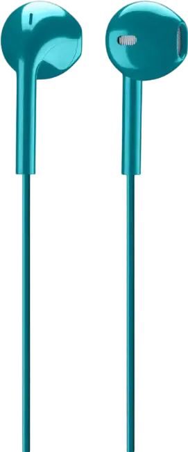 Cellularline Live Wired In-Ear Headphones Headset, Green, 3.5 mm Mini-jack, 1.2 m Cable, Clear Voice Microphone, Pump Bass, Streaming Top Sound Technology, Built-in Controls