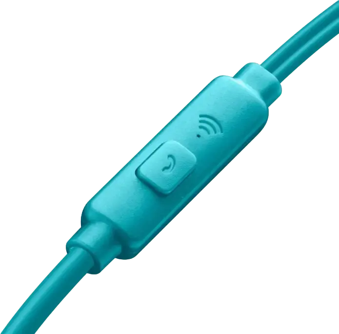 Cellularline Live Wired In-Ear Headphones Headset, Green, 3.5 mm Mini-jack, 1.2 m Cable, Clear Voice Microphone, Pump Bass, Streaming Top Sound Technology, Built-in Controls