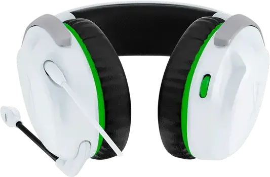 HyperX CloudX Stinger 2 Wired Gaming Headset for Xbox, 50mm Neodymium Drivers, Swivel-to-Mute Noise-Cancelling Mic, Memory Foam Ear Cushions, White