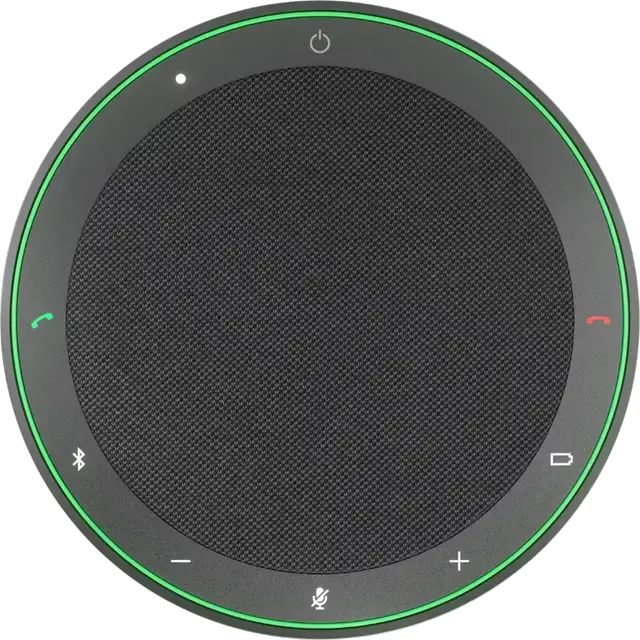 Speakerphone Portabil Profesional Jabra Speak2 75 UC, Bluetooth 5.2, USB-C, 4 Microfoane Beamforming, Audio Full Duplex, Baterie 32h, Gri