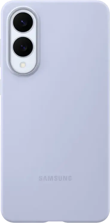 Samsung Galaxy S25 Edge Silicone Cover Case, Precision Fit Grip-Enhanced Protective Shell, Light Blue, EF-PS937CJEG