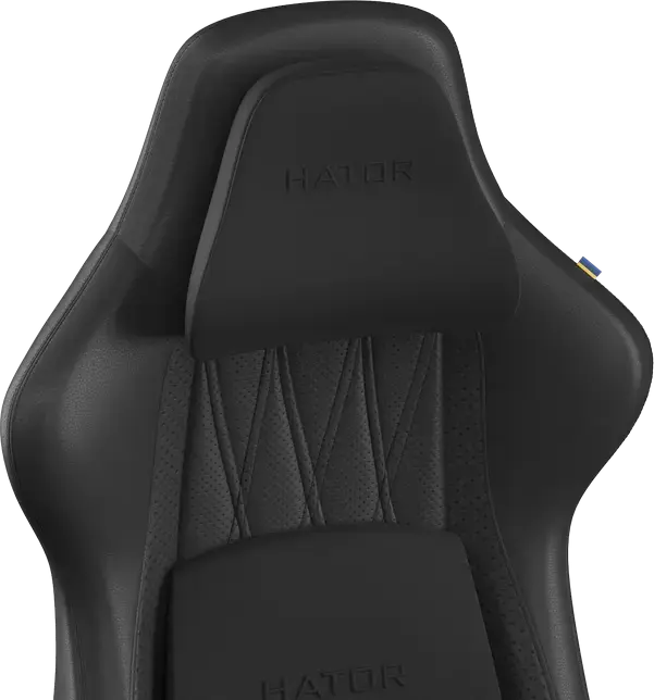 Scaun Gaming HATOR Darkside 3M, Piele PU, Cadru Oțel, Cotiere Reglabile 2D, Perne Magnetice ChillFoam, piston SGS Clasa 4, Negru