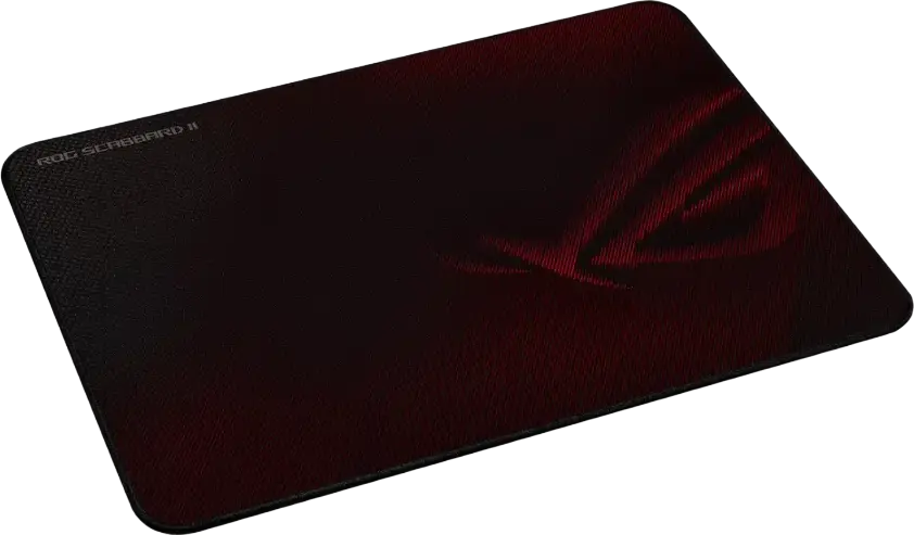 ASUS ROG Scabbard II Gaming Mouse Pad, Medium 360x260x3mm, Military-Grade Nano-Coating, Water and Oil Repellent Textile Surface, Non-Slip Rubber Base