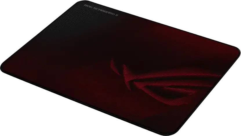 ASUS ROG Scabbard II Gaming Mouse Pad, Medium 360x260x3mm, Military-Grade Nano-Coating, Water and Oil Repellent Textile Surface, Non-Slip Rubber Base
