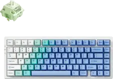 Tastatură MCHOSE G75 Pro, Cu fir / Fără fir, Arctic Snow