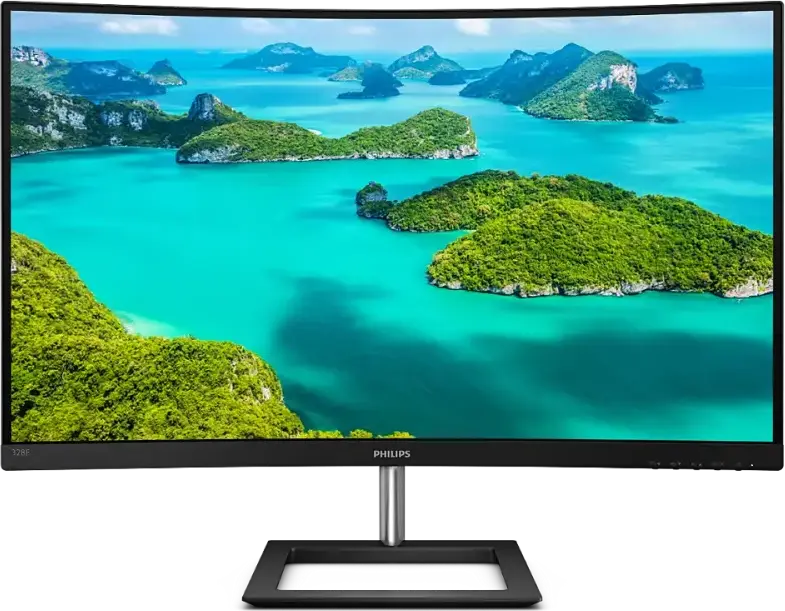 Monitor Curbat Philips 328E1CA E-Line 31.5 inch 4K UHD, Rezolutie 3840 x 2160, Panou VA, 60Hz, 4ms, Adaptive-Sync, LowBlue Mode, HDMI, DisplayPort, Negru