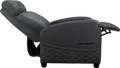 Sofa Gaming Cougar Ranger Elite CGR-RAE, Gri Jet, Piele PVC și Velur Respirabil, Cadru Robust din Oțel, Funcție de Reclinare, Suport de Picioare Pliabil, 135kg