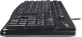 Logitech K120 Wired USB Keyboard, Full-Size Membrane Layout with Integrated Number Pad and Curved Space Bar, Color: Black, 1.5m Cable