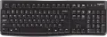 Logitech K120 Wired USB Keyboard, Full-Size Membrane Layout with Integrated Number Pad and Curved Space Bar, Color: Black, 1.5m Cable