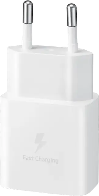 Încărcător de Perete Samsung EP-T1510XWEGEU 15W Fast Charging, Adaptor Alimentare USB PD cu Cablu USB Type-C la Type-C, Alb