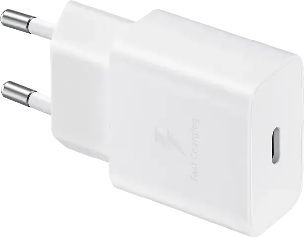 Încărcător de Perete Samsung EP-T1510XWEGEU 15W Fast Charging, Adaptor Alimentare USB PD cu Cablu USB Type-C la Type-C, Alb