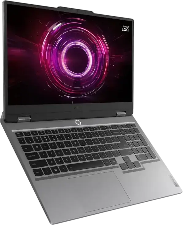 Laptop Gaming Lenovo LOQ 15ARP10E, AMD Ryzen 5, 16GB RAM DDR5, SSD 512GB NVMe, Ecran 15.6" FHD IPS 144Hz, NVIDIA GeForce RTX 3050 6GB, Luna Grey