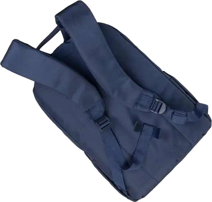 Rucsac Laptop RivaCase Alpendorf 7561 pentru laptopuri de 15.6-16 inch, Poliester RPET Eco-Friendly din materiale reciclate, Rezistent la apă, Albastru-închis