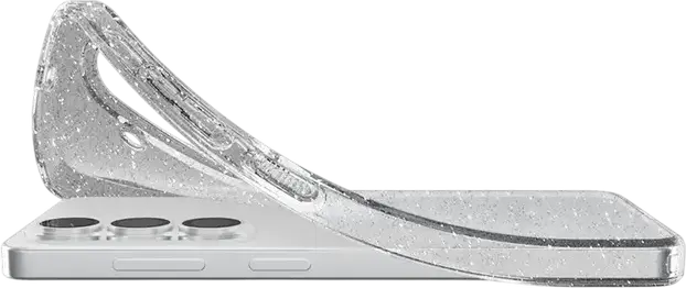 Spigen Liquid Crystal Glitter Case for Samsung Galaxy S26 Plus (S26+), Slim Transparent TPU Protective Cover with Raised Edges and Precise Cutouts