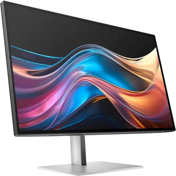 Monitor HP S7 Pro 727pu 27 inch WQHD IPS, 2560x1440, 120Hz, Thunderbolt 4, AMD FreeSync, 100% sRGB, Reglaj Înălțime și Pivot, Argintiu, 8J9E6AA