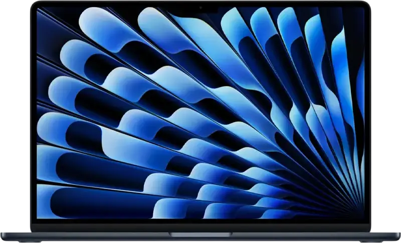 Laptop 15,3" Apple MacBook Air 15, Midnight, M5 with 10-core CPU and 10-core GPU, 16GB/1024GB, macOS Tahoe