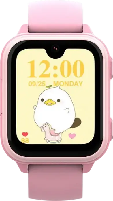 Wonlex KT33 4G Smartwatch for Kids, Pink, 1.78" AMOLED Display, 1GB RAM 8GB ROM, GPS LBS WiFi, IP67 Waterproof, Heart Rate & Blood Pressure Monitor, Video Calls, SOS