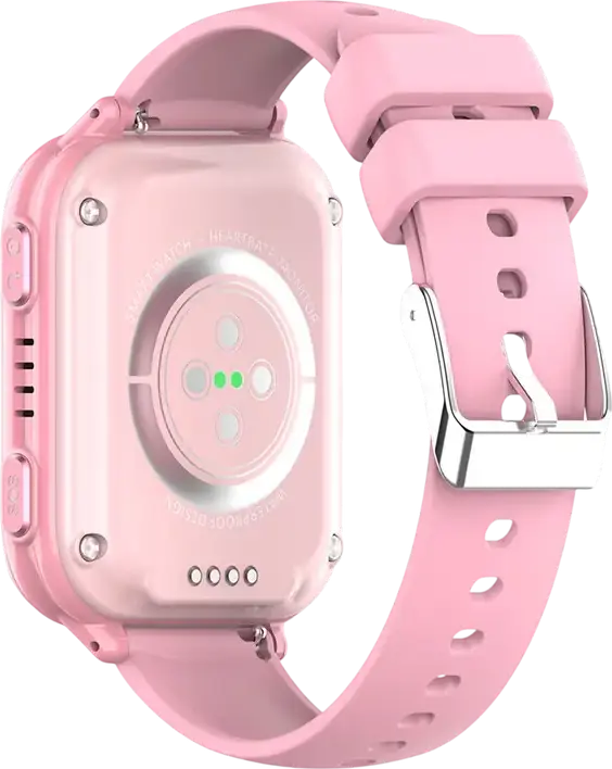 Wonlex KT33 4G Smartwatch for Kids, Pink, 1.78" AMOLED Display, 1GB RAM 8GB ROM, GPS LBS WiFi, IP67 Waterproof, Heart Rate & Blood Pressure Monitor, Video Calls, SOS