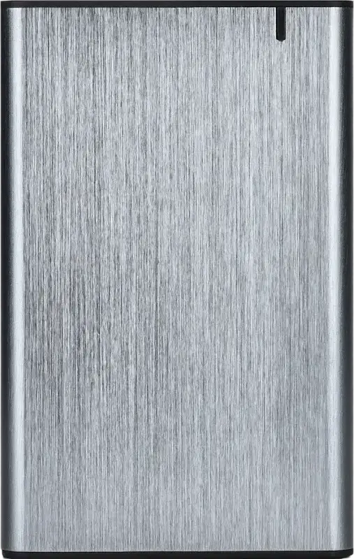 Gembird EE2-U3S-6 External Enclosure for 2.5" SATA HDD/SSD, USB 3.2 Gen 1 Type-C, UASP Support, Brushed Aluminum, Tool-Free Installation, Grey