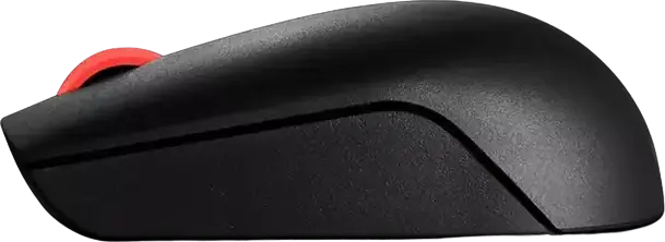 Lenovo Essential Compact Wireless Mouse 4Y50R20864 4Y50R20865, 1000 DPI Optical Sensor, 2.4 GHz RF USB Nano Receiver, Ambidextrous Black, Wireless Interface