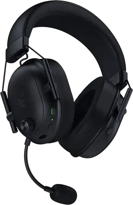 Casca Gaming Wireless/Wired Razer BlackShark V2 HyperSpeed - Negru, Drivere TriForce Titanium 50mm, Microfon HyperClear Super Wideband, Baterie 70h, Audio THX Spatial, Windows 10, USB-C, Bluetooth 5.2