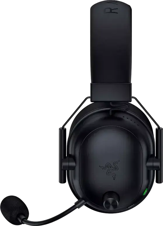 Casca Gaming Wireless/Wired Razer BlackShark V2 HyperSpeed - Negru, Drivere TriForce Titanium 50mm, Microfon HyperClear Super Wideband, Baterie 70h, Audio THX Spatial, Windows 10, USB-C, Bluetooth 5.2