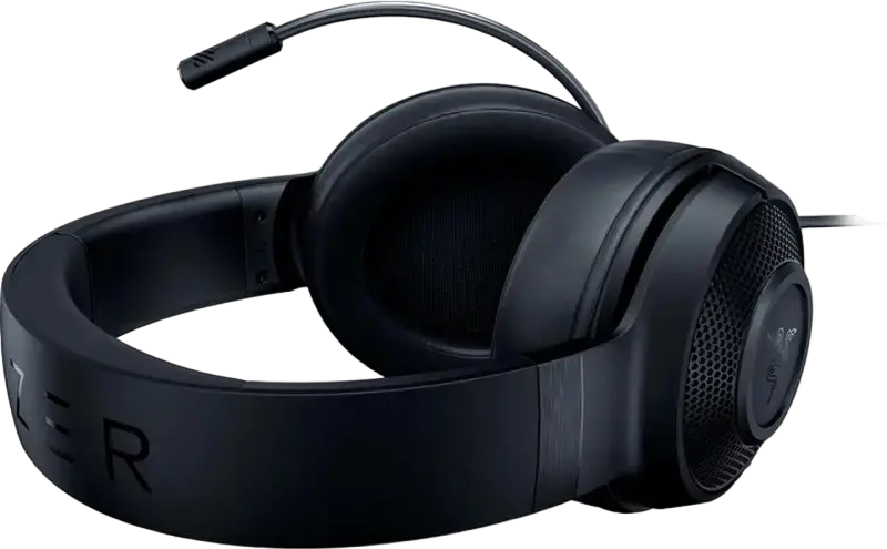 Razer Kraken X Lite Gaming Headset RZ04-02950100-R381, 40mm Neodymium Drivers, 7.1 Virtual Surround Sound, Cardioid Mic, 3.5mm Jack, PC, Mac, PlayStation, Xbox One, Nintendo Switch, Smartphones, Black