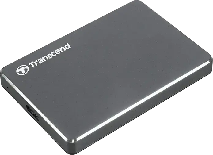 HDD portabil extern Transcend StoreJet 25C3, 1 TB, Iron Gray (TS1TSJ25C3N)
