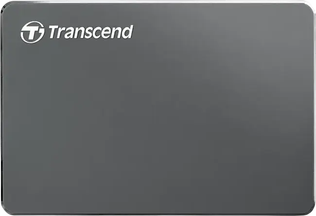Hard Disk Extern Transcend StoreJet 25C3N 1TB Gri Iron Gray 2.5" HDD USB 3.1 Gen 1 Carcasă Aluminiu TS1TSJ25C3N cu Transcend Elite și RecoveRx