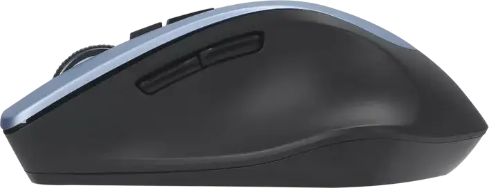 Беспроводная оптическая мышь ASUS WT425, Mist Blue, RF 2.4 ГГц USB-ресивер, регулируемое разрешение 1000/1600 DPI, 6 кнопок, бесшумный клик, эргономичный дизайн, Windows 11/10, Chrome OS