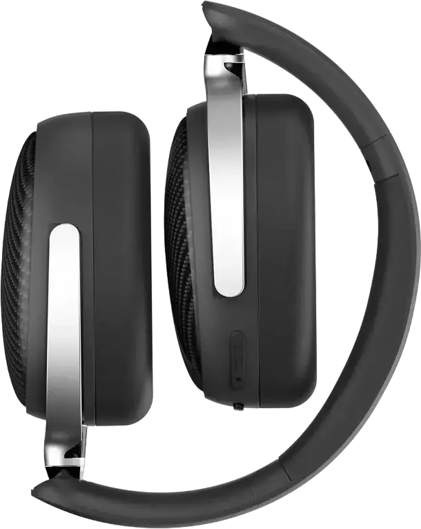 Casca Wireless Over-Ear A4Tech BH350C, Negru, Bluetooth 5.3, Anulare Activă Zgomot ANC, Microfon ENC, Baterie 50h, Difuzoare Hibride 40mm, Design Pliabil