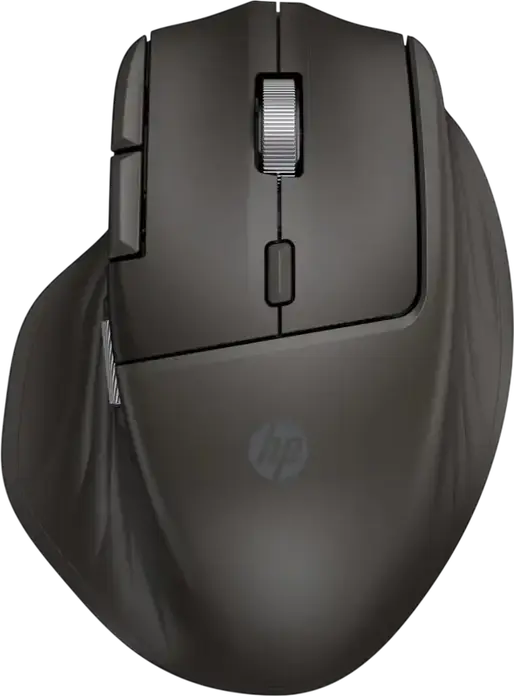 HP 785M Ultra-Fast-Scroll Wireless Mouse, B8YX4AA, Bluetooth & 2.4GHz RF, 6000 dpi Optical Sensor, Dual Metal Magnetic Scroll Wheels, 6 Programmable Buttons, USB-C Rechargeable, Black