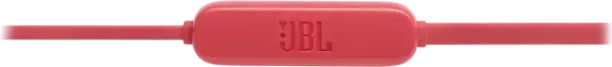 Беспроводные внутриканальные наушники JBL Tune 125BT с шейным ободком - Красный, Bluetooth 5.0, звук Pure Bass, многоточечное подключение, микрофон, USB Type-C