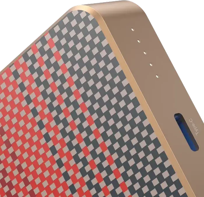 Power Bank Proove Carbon Slim 10000mAh, Bronz, Încărcare Rapidă 22.5W, Încărcare Wireless MagSafe 15W, PD3.1, QC3.0, Material Kevlar și Aluminiu, USB-C și USB-A
