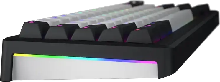 Tastatura Mecanica HATOR Skyfall 65 MAG ULTIMA 8K Wireless, Format 65%, Switchuri Magnetice HATOR Aurum Ice Lineare, Rapid Trigger, Tri-mode (USB-C, Bluetooth 5.3, 2.4 GHz), RGB, PBT