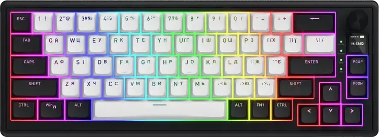 Tastatură HATOR Skyfall 65 MAG ULTIMA 8K, Cu fir / Fără fir, Negru | Alb