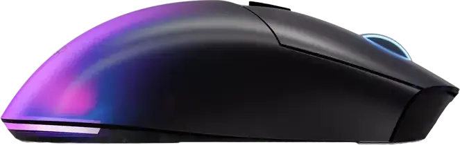 Lenovo Legion M410 Wireless RGB Gaming Mouse, Dual Mode 2.4GHz/Wired, PixArt PAW3335 Optical Sensor, Up to 16,000 DPI, 1000Hz Polling Rate, 6 Buttons, Color: Black