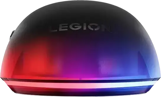 Lenovo Legion M410 Wireless RGB Gaming Mouse, Dual Mode 2.4GHz/Wired, PixArt PAW3335 Optical Sensor, Up to 16,000 DPI, 1000Hz Polling Rate, 6 Buttons, Color: Black