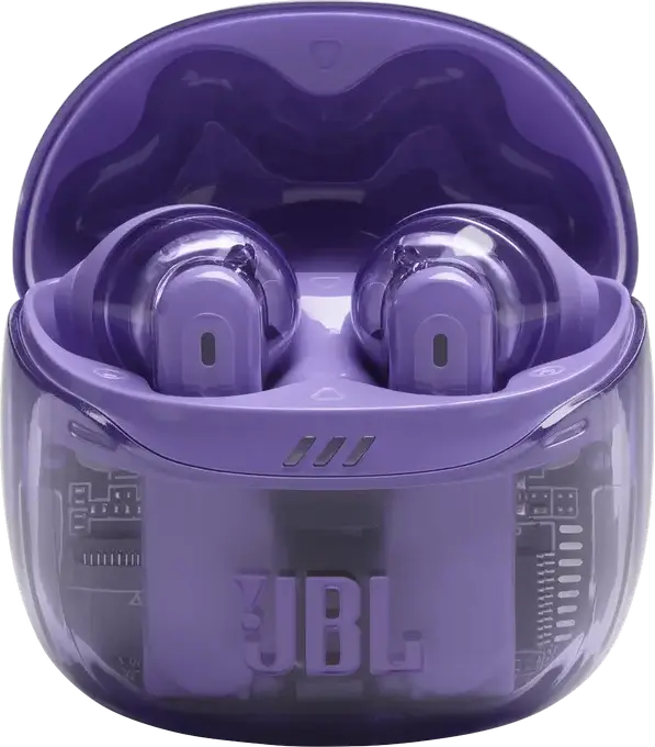 Casca JBL Tune Flex 2 Violet True Wireless, Drivere Dinamice 12mm, Anulare Adaptivă a Zgomotului ANC, Baterie 48h, Rezistență IP54, Sunet Spatial