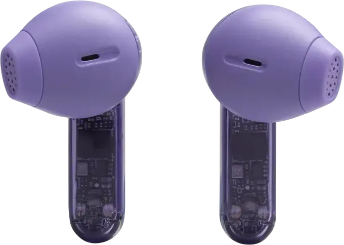 Casca JBL Tune Flex 2 Violet True Wireless, Drivere Dinamice 12mm, Anulare Adaptivă a Zgomotului ANC, Baterie 48h, Rezistență IP54, Sunet Spatial