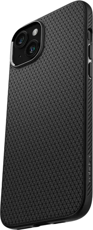 Spigen Liquid Air Case for iPhone 15 Plus, Slim Flexible TPU Protective Cover with Geometric Texture, Mil-Grade Drop Protection and Air Cushion Technology