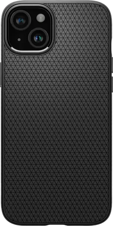 Spigen Liquid Air Case for iPhone 15 Plus, Slim Flexible TPU Protective Cover with Geometric Texture, Mil-Grade Drop Protection and Air Cushion Technology