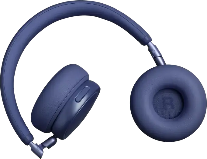JBL Live 680NC Wireless On-Ear Headphones, Blue, Adaptive Noise Cancelling 2.0, Hi-Res Audio, Spatial Sound, 80h Battery, Bluetooth 6.0, Multi-point Connection