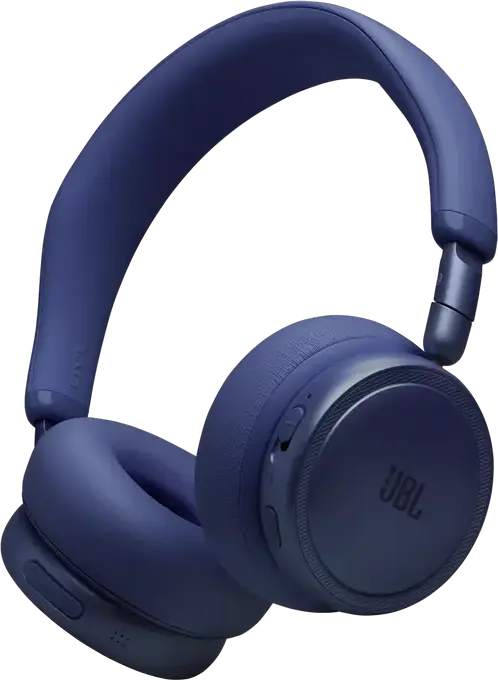 JBL Live 680NC Wireless On-Ear Headphones, Blue, Adaptive Noise Cancelling 2.0, Hi-Res Audio, Spatial Sound, 80h Battery, Bluetooth 6.0, Multi-point Connection