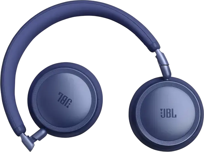 JBL Live 680NC Wireless On-Ear Headphones, Blue, Adaptive Noise Cancelling 2.0, Hi-Res Audio, Spatial Sound, 80h Battery, Bluetooth 6.0, Multi-point Connection