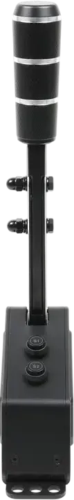 MOZA SGP Sequential Shifter, Aerospace-grade Aluminum Alloy Gear Lever, Non-contact Hall Sensor, Adjustable Damper, RGB Backlit Buttons, USB PC Connection